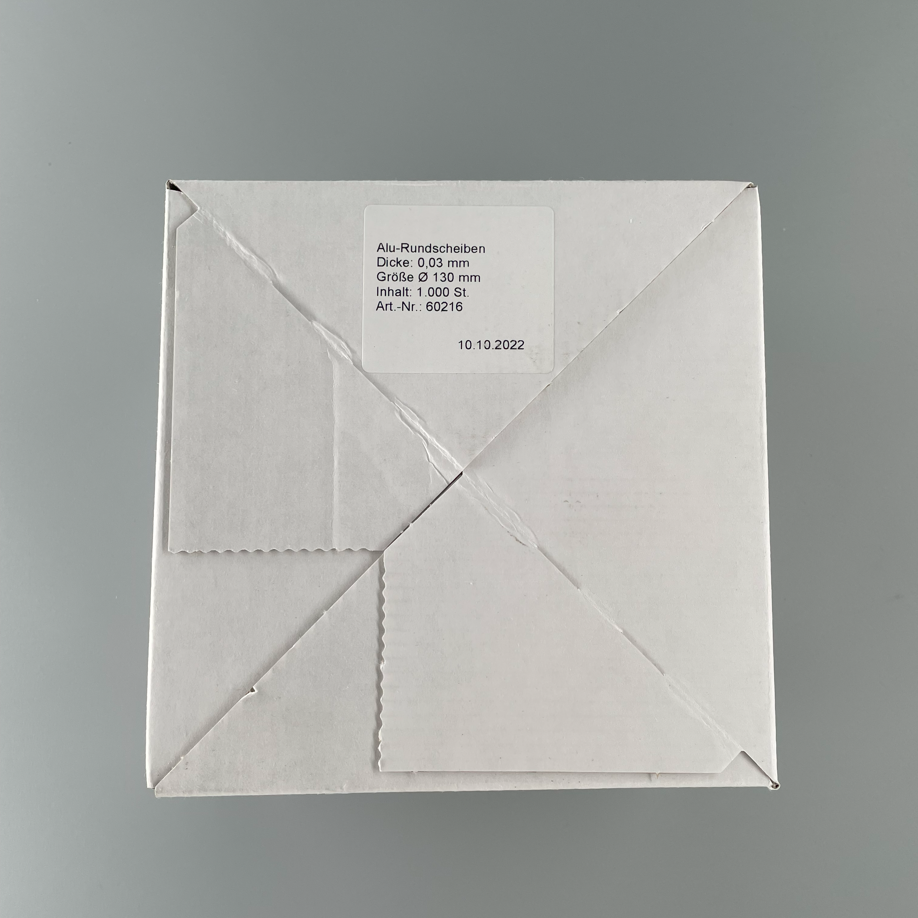 Alu-Rundfolie, 130x0,03mm