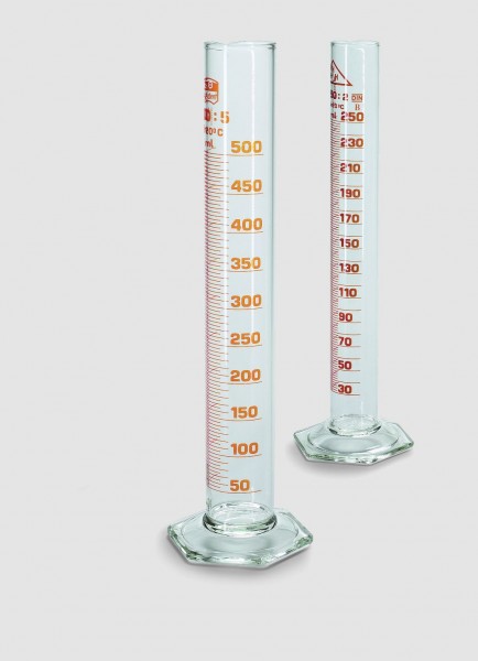 Measuring cylinder,tall,500ml: